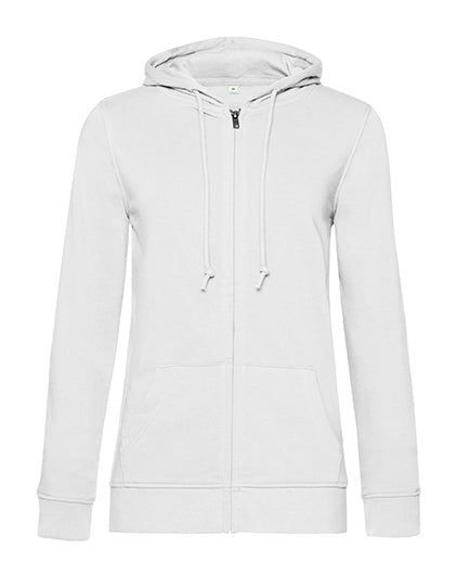 Hoodie met rits B&C basic model vrouw