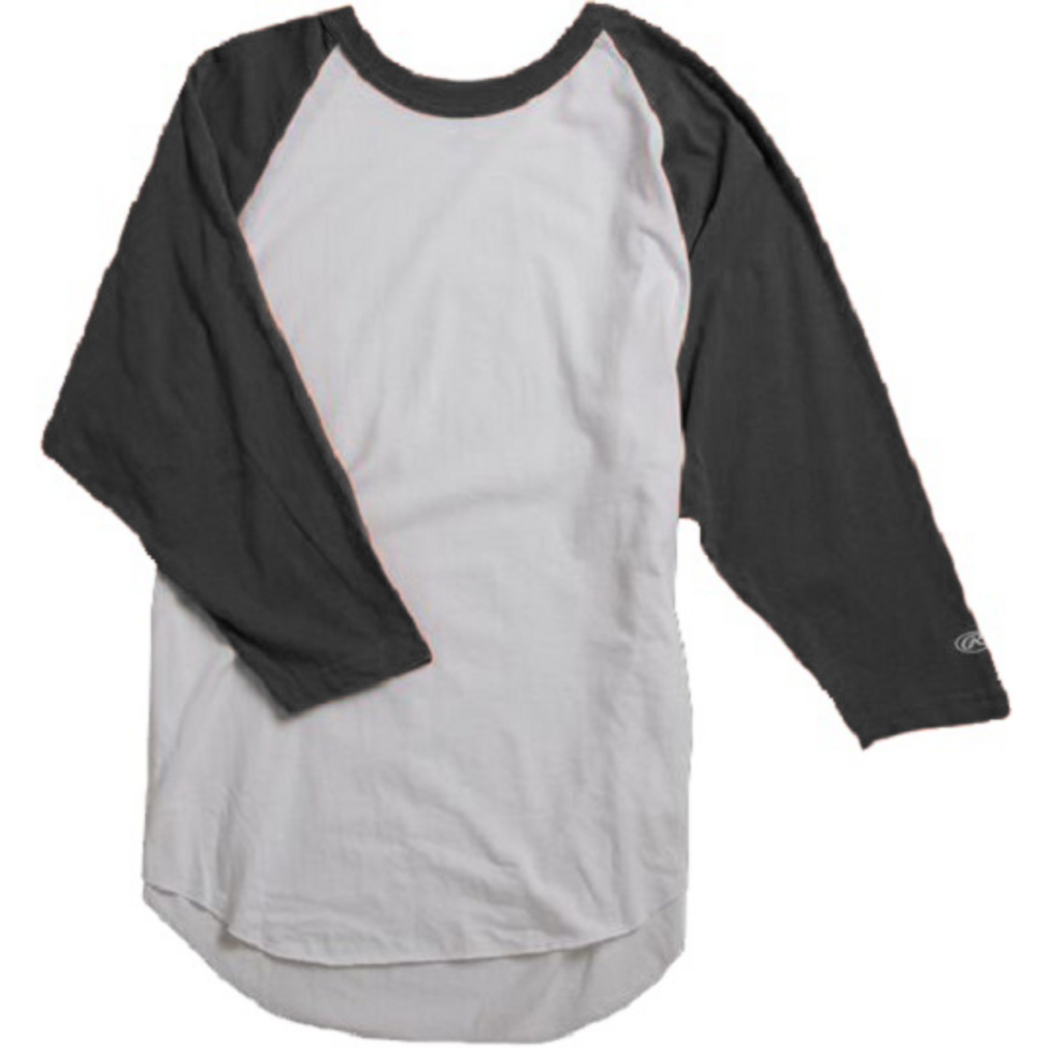 Rawlings MTT3000 3/4 Sleeve Crew Neck Shirt Black