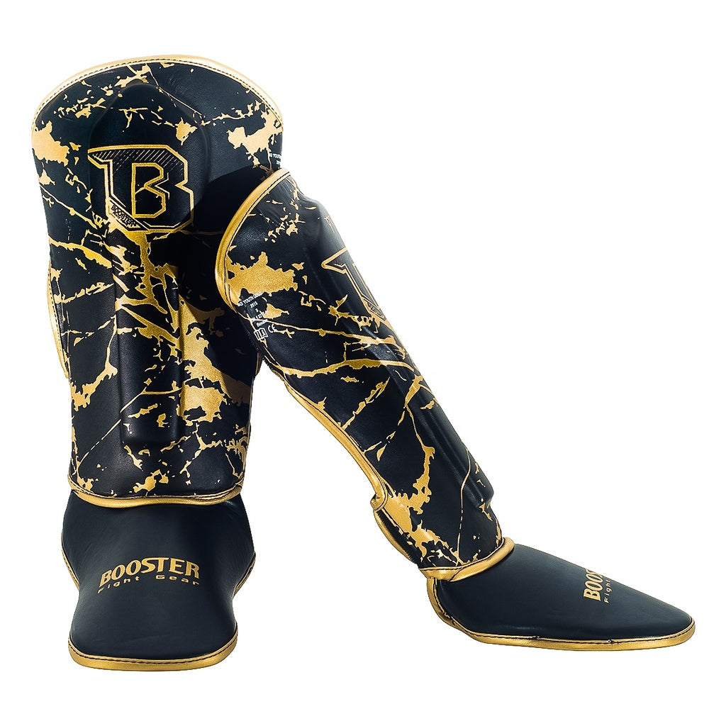 Booster Shinguards Youth gold marble