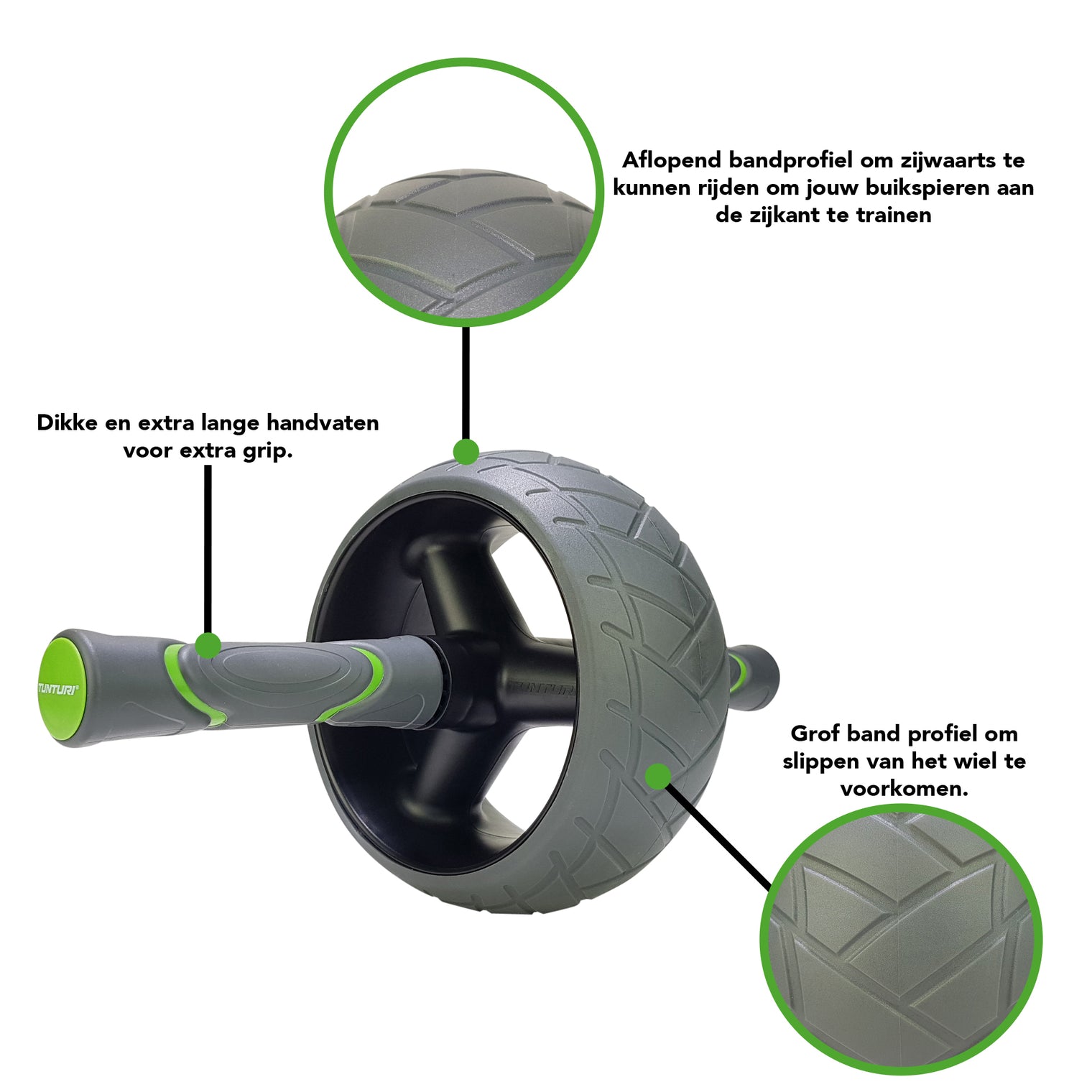 Tunturi Pro Exercise Wheel Deluxe
