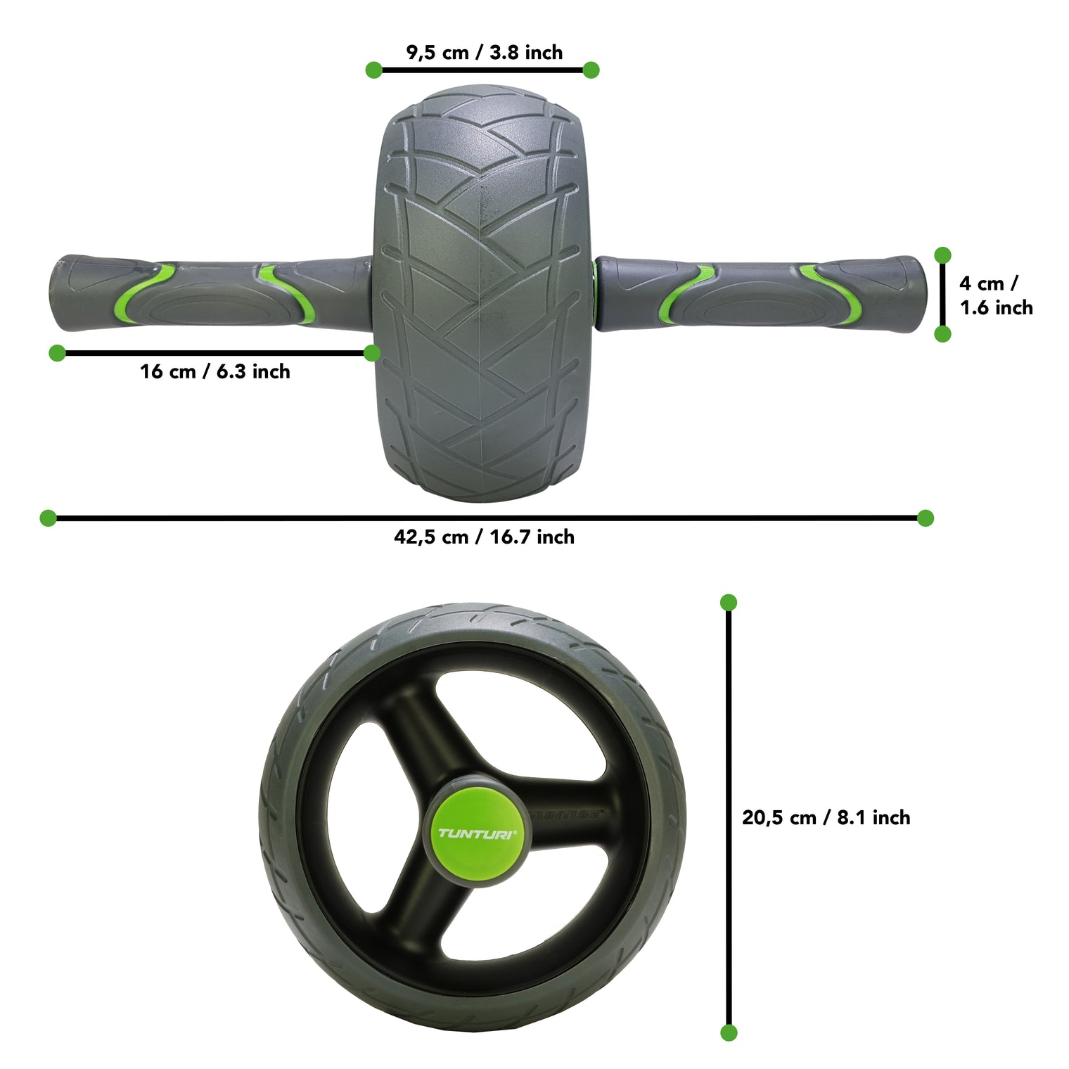 Tunturi Pro Exercise Wheel Deluxe