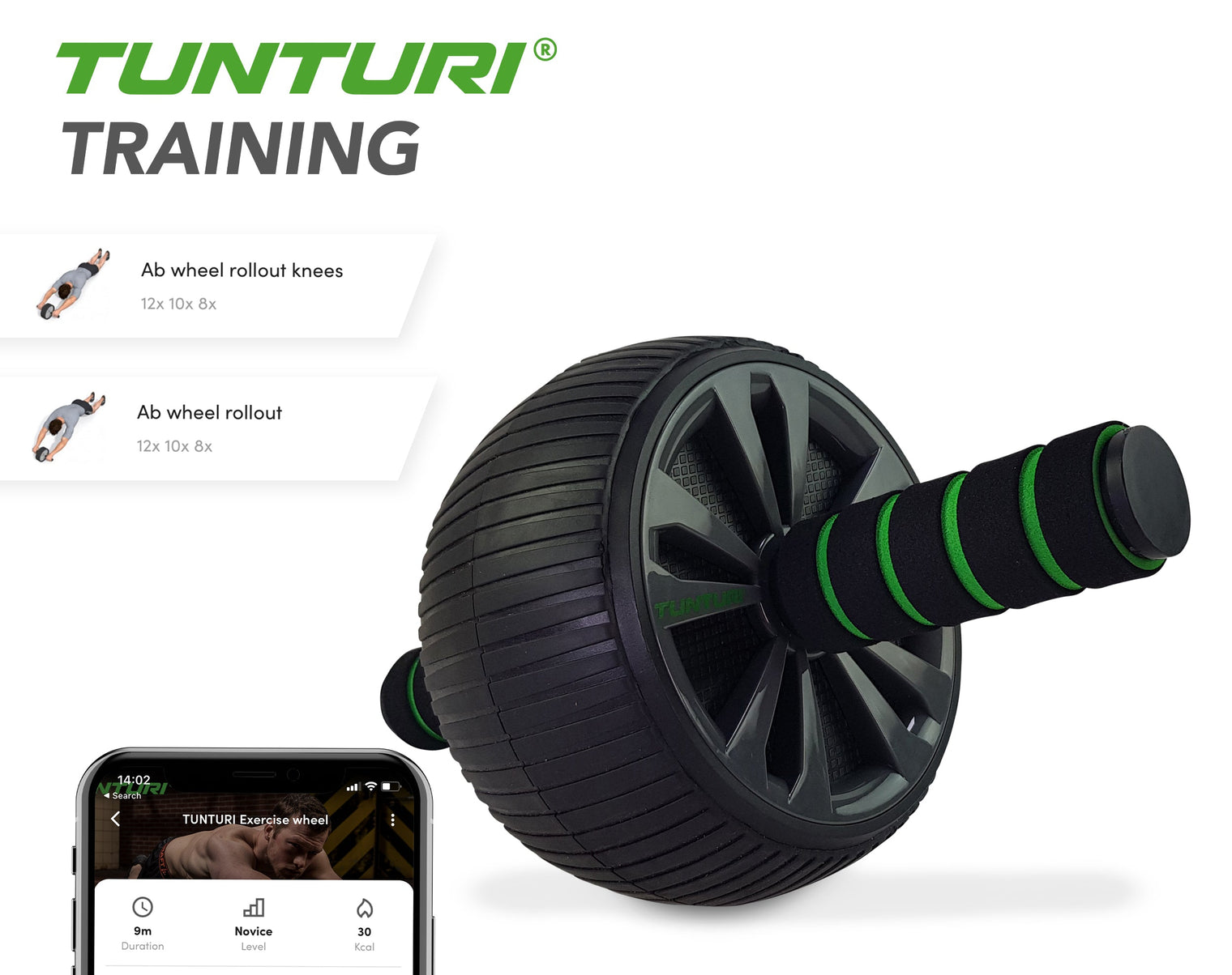 Tunturi Pro Exercise Wheel Deluxe