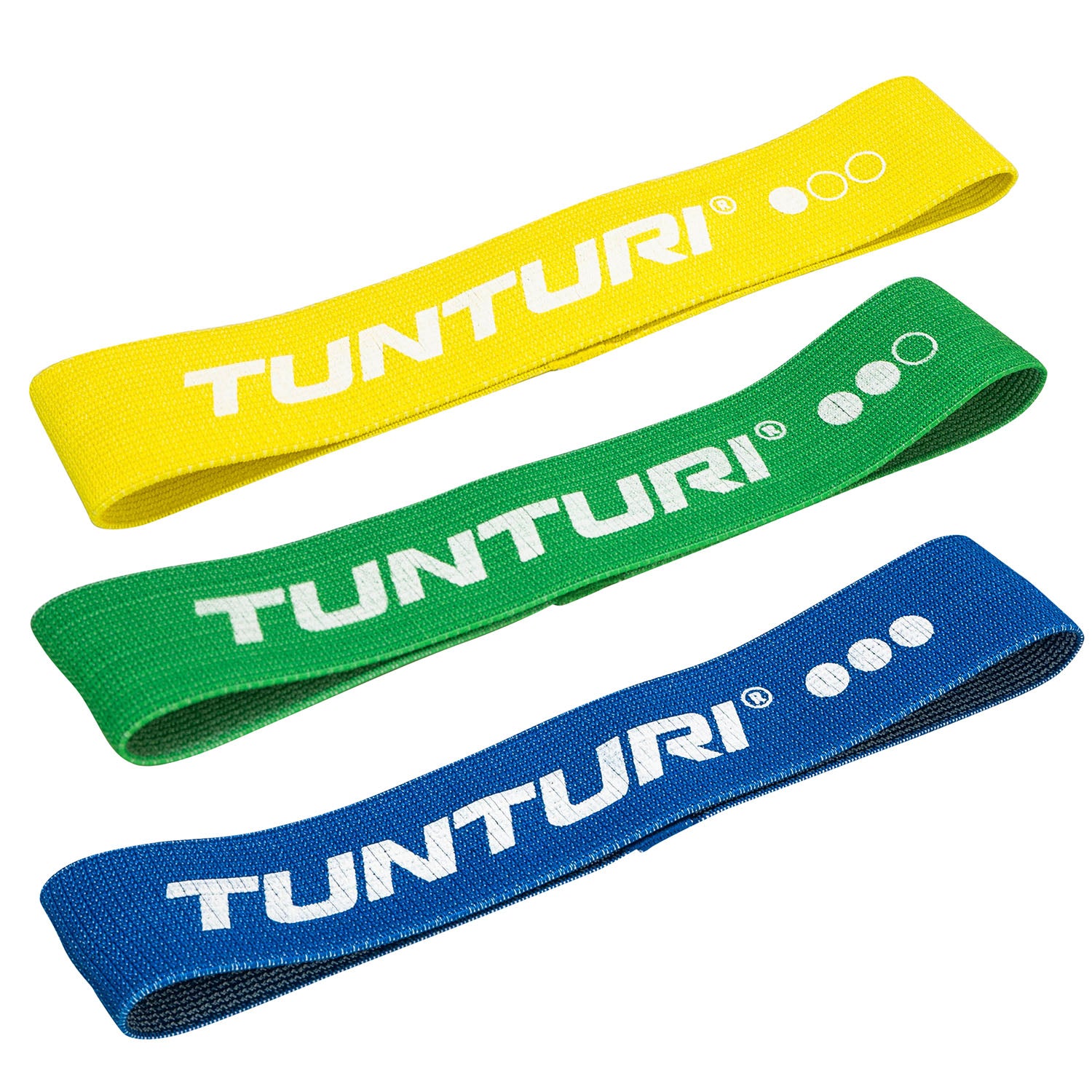Tunturi Textile Resistance Band set, 3 Pieces