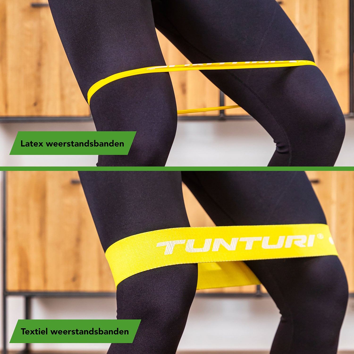Tunturi Textile Resistance Band set, 3 Pieces