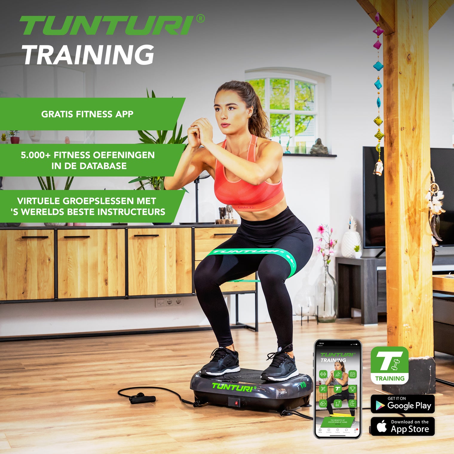 Tunturi Cardio Fit V10 Vibration Plate