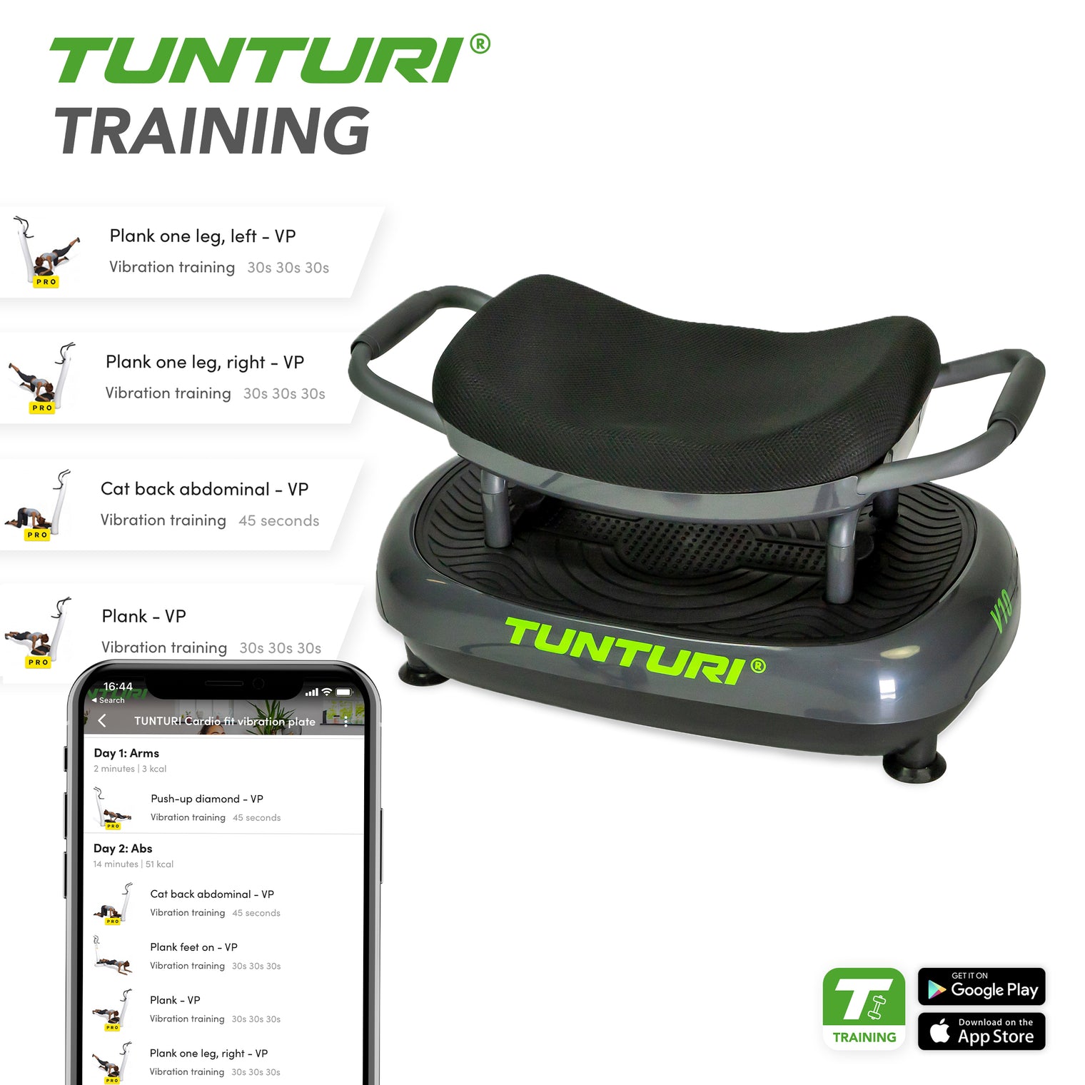 Tunturi Cardio Fit V10 Vibration Plate