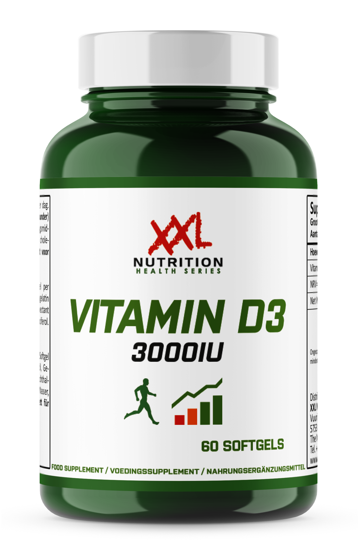 Vitamine D3 3000iu NZVT - 60 Soft gels