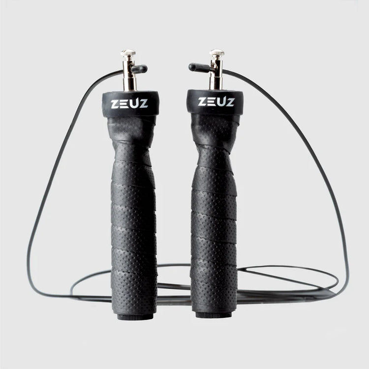 ZEUZ Fitness springtouw SR3 zwart