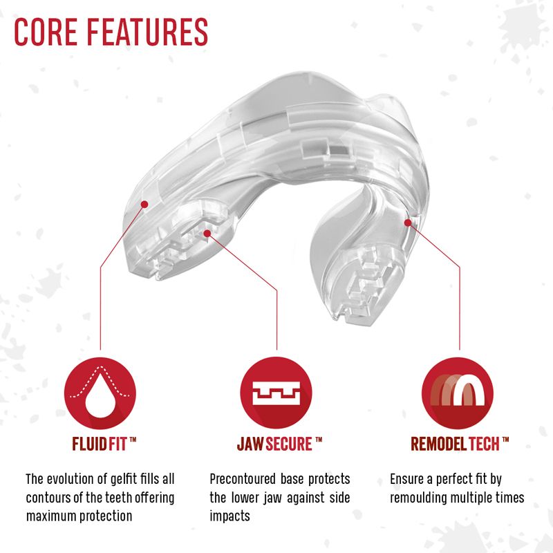 Mondbescherming voor beugel met opbergdoosje