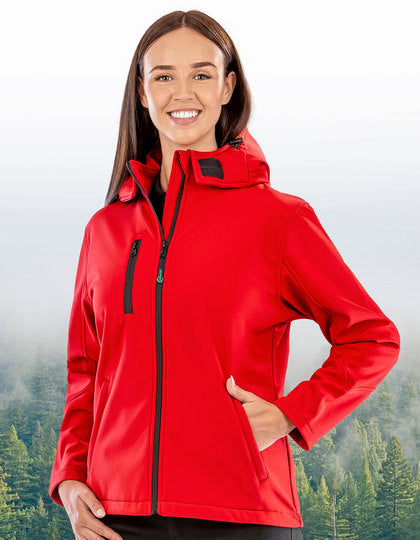 Softshell TX-Performance met afneembare kap model vrouw