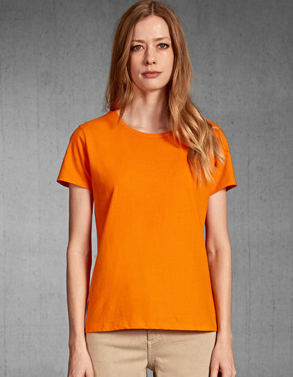 T-shirt B&C Basic Ronde kraag model vrouw