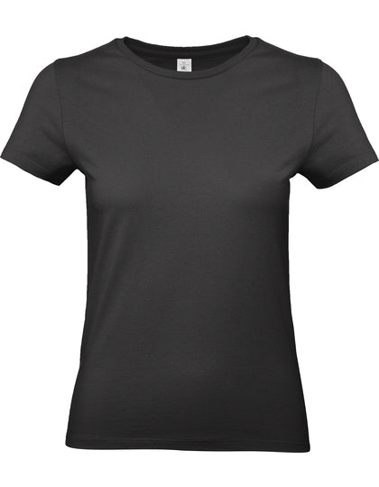 T-shirt B&C Basic Ronde kraag model vrouw