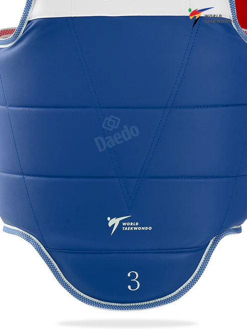 Daedo pantser Blauw/rood