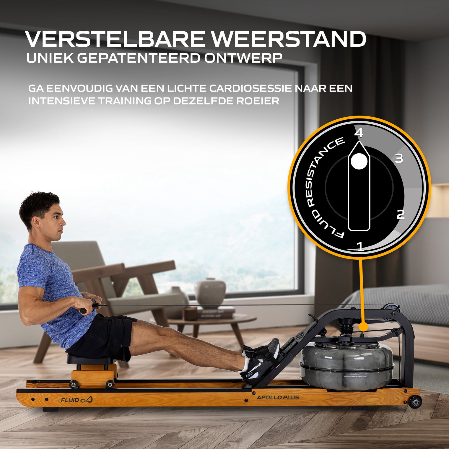 Fluid Rower Apollo Plus