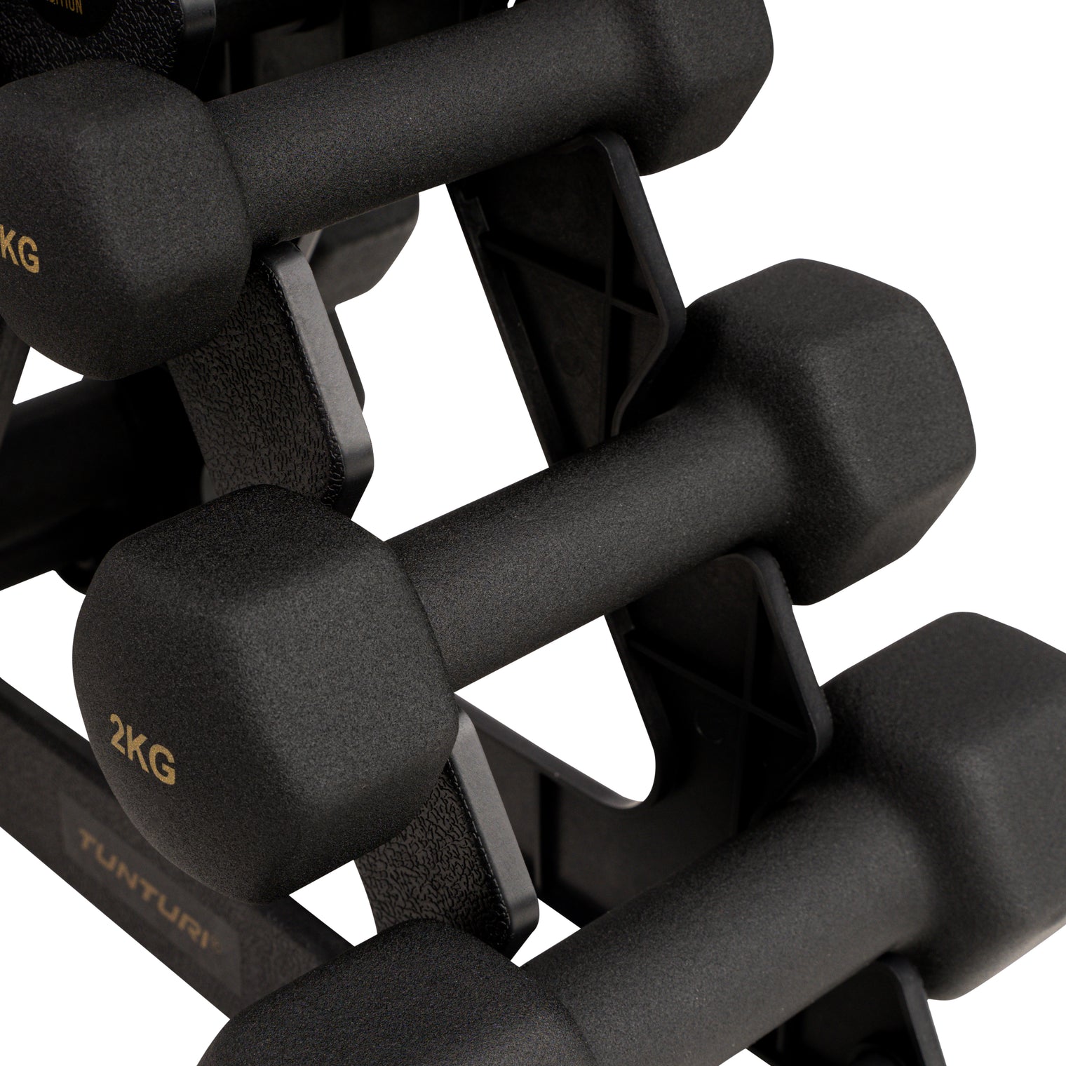 Tunturi Centuri Neopreen Dumbellset 3Prs+Stand