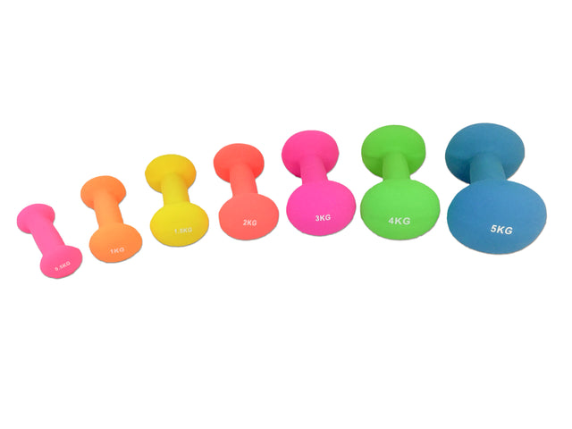 Tunturi Neopreen Dumbbells 2,0kg, Red, Pair