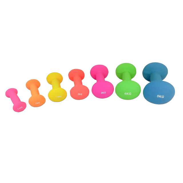 Tunturi Neopreen Dumbbells 5,0kg, Blue, Pair
