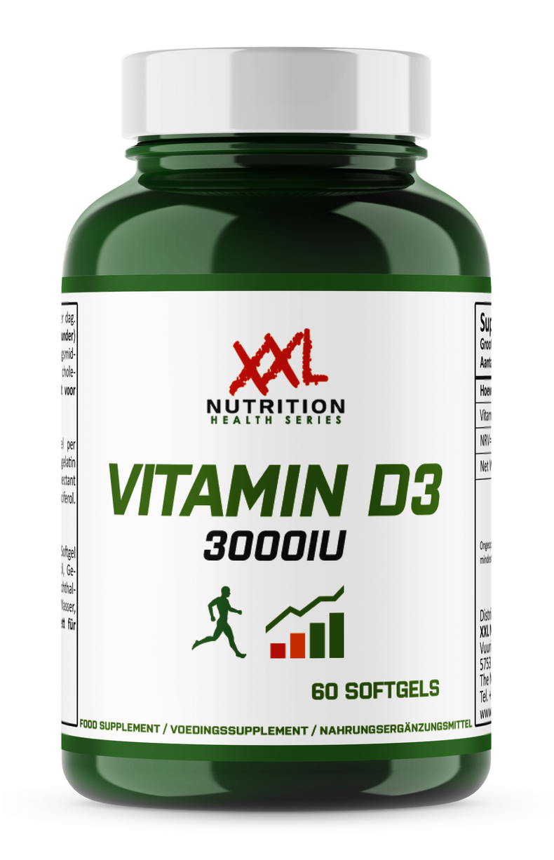 Vitamine D3 3000iu NZVT - 60 Soft gels