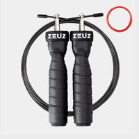 ZEUZ Fitness springtouw SR3 zwart