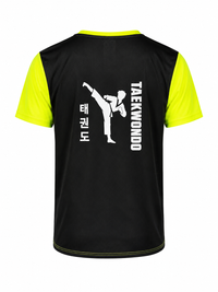 Herby's Taekwondo shirt Fluogeel