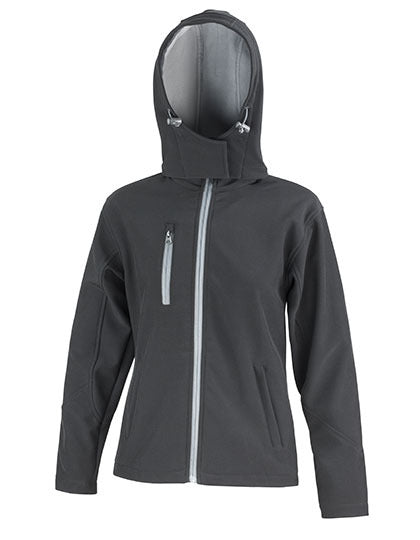 Softshell TX-Performance met afneembare kap model vrouw